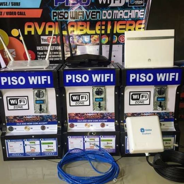 Piso wifi vendo machine Shopee Philippines