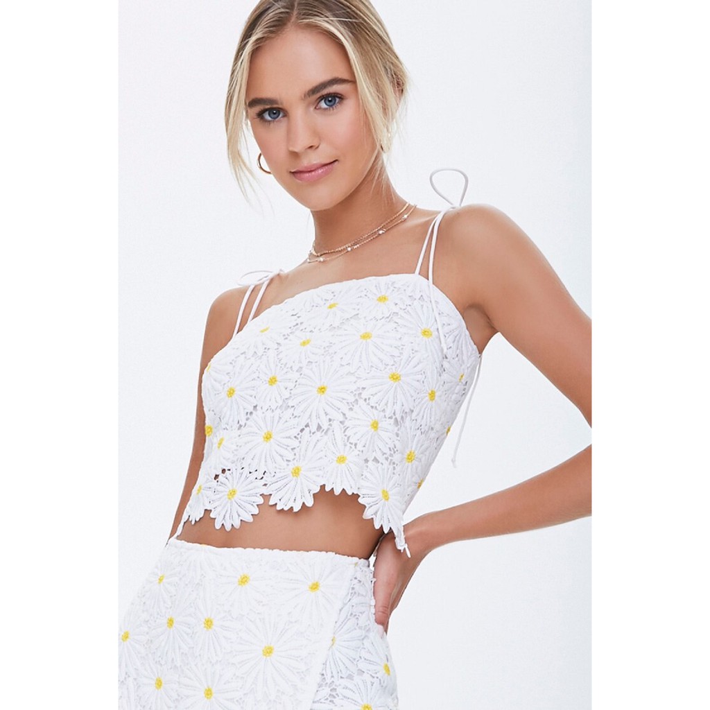 daisy crop top forever 21