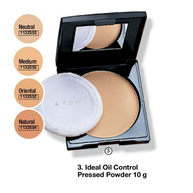 Avon True Color Oil Control Pressed Powder 10g Shopee Philippines