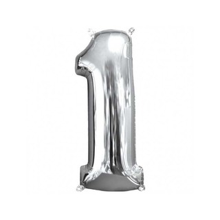 Silver Number Foil Balloon 16 inches | Shopee Philippines