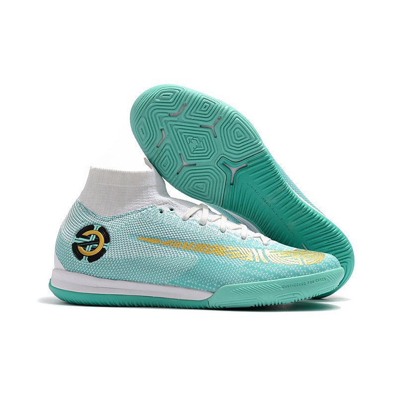 Nike Mercurial Superflyx Vi Elite Cr7 Ic Light Blue Indoor Soccer