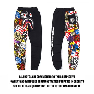 mens bape joggers