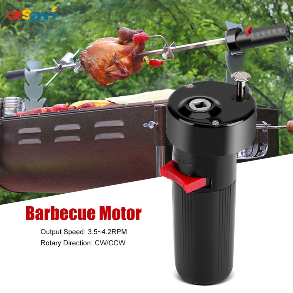 Battery Powered BBQ Motor Grill Rotator Camping Cooking Tool Shopee Philippines