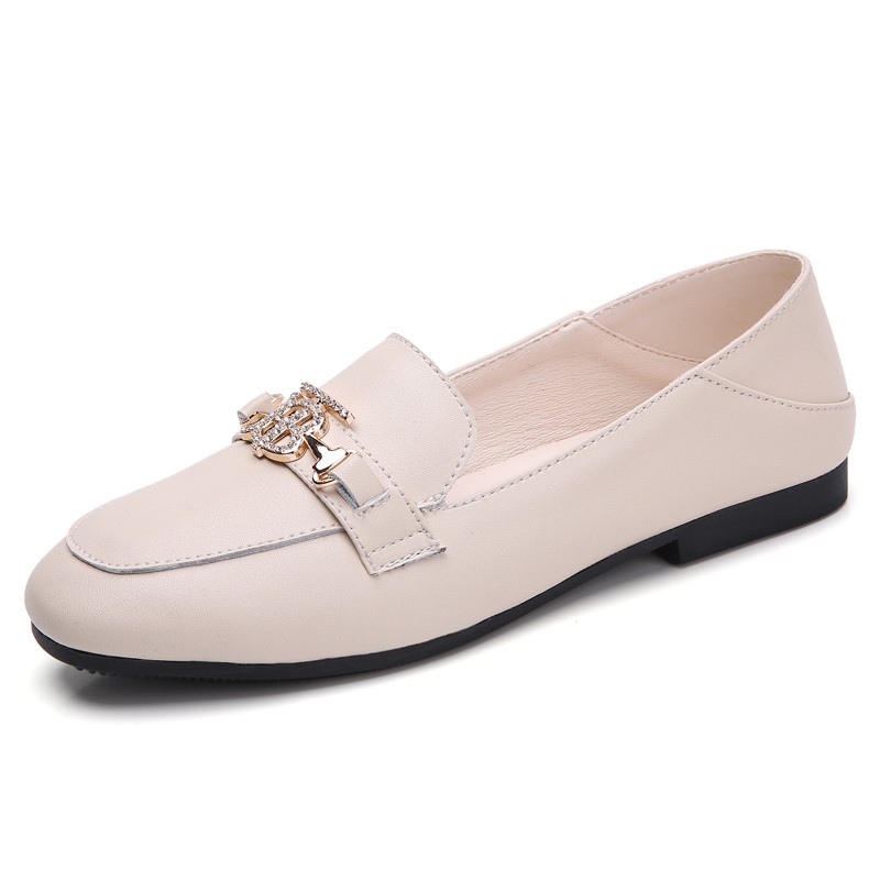 ladies loafers with small heel