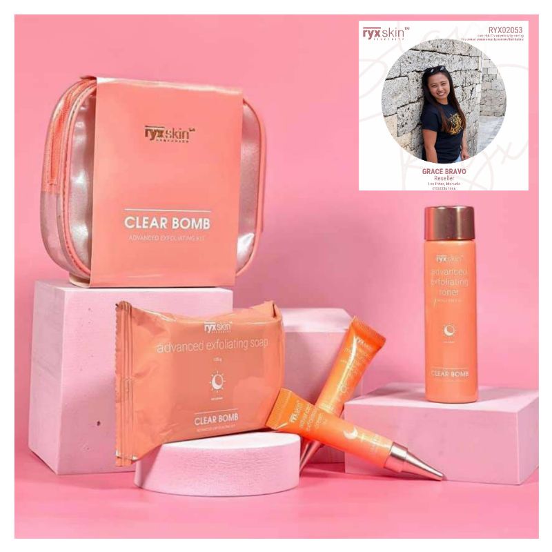 Clear Bomb Advanced Exfoliating Kit by Ryxskin (onhand new and old packaging) Shopee Philippines