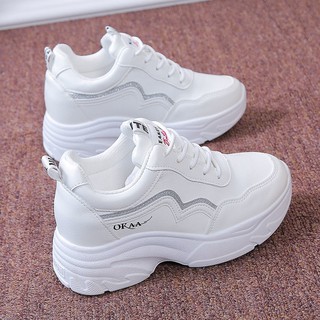 Height Increasing Insole Dad Shoes Women's Korean-Style Versatile 2021 Spring And Autumn New Platfor11