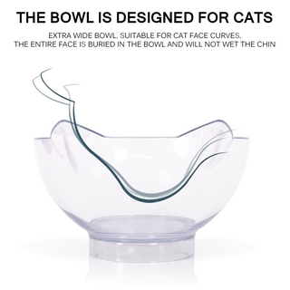 Dual Pet Cat Stress Ease Food Bowl Feeder #8
