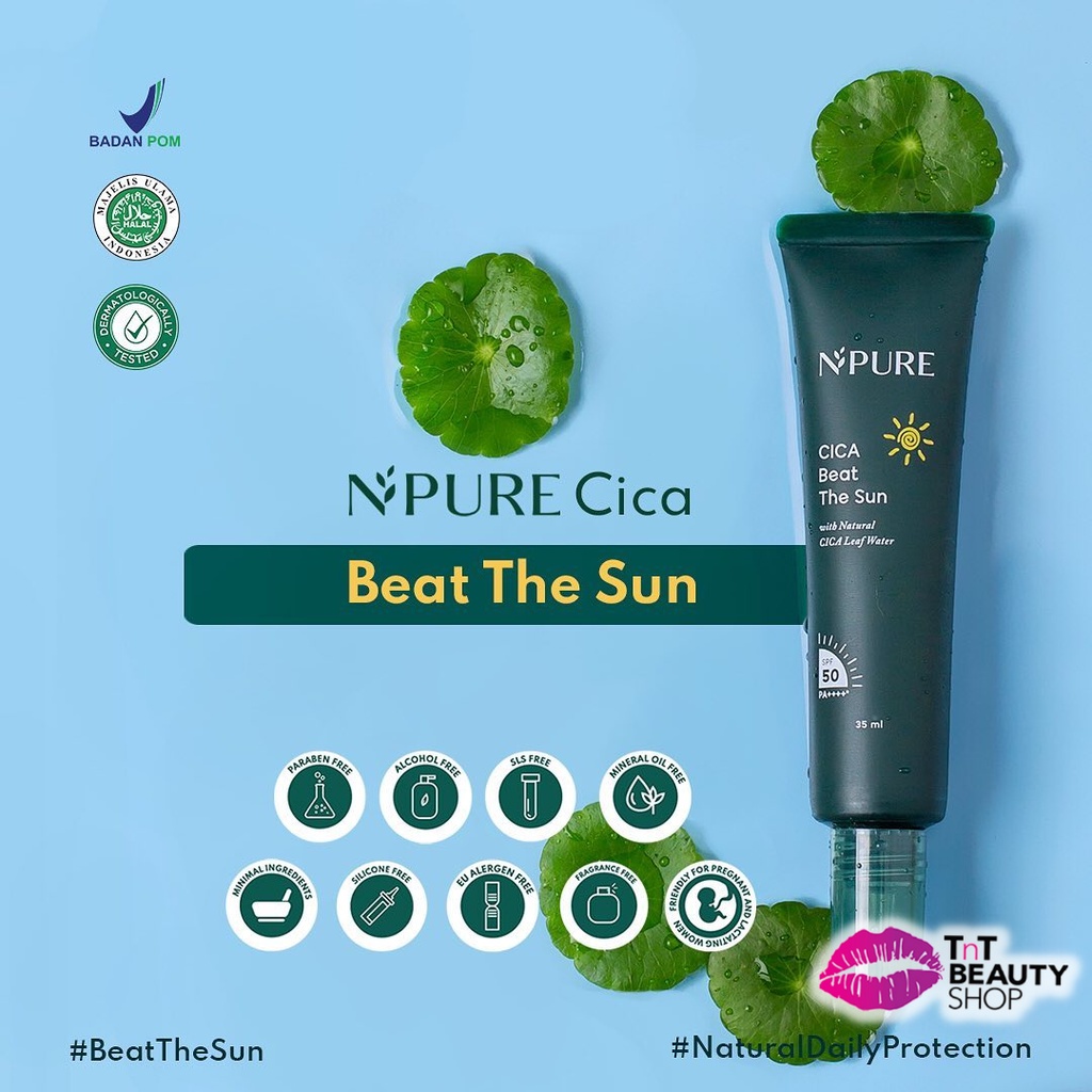 Npure Cica Beat The Sun Spf 50 Pa Shopee Philippines