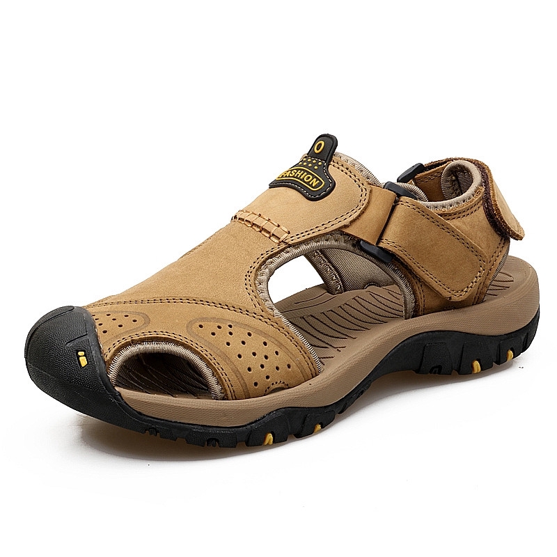 mens leather beach shoes