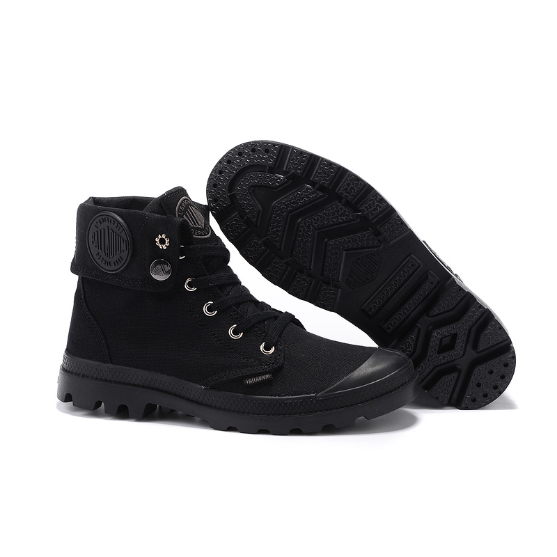 palladium black casual boots