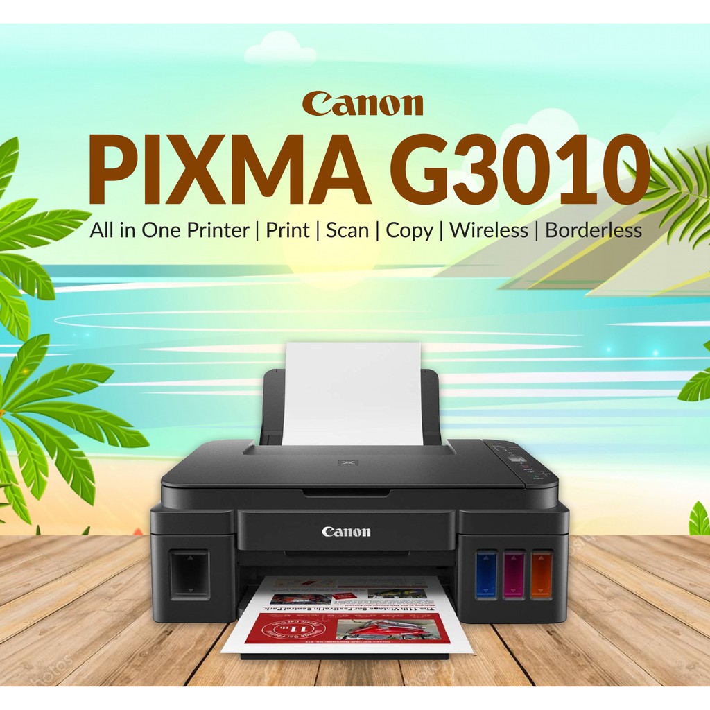 Canon Pixma G3010 3in1 Wifi Ready Ink Tank Printer Shopee Philippines