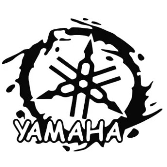  Yamaha  Sticker  Logo  6 x 5 Different Colors Shopee 