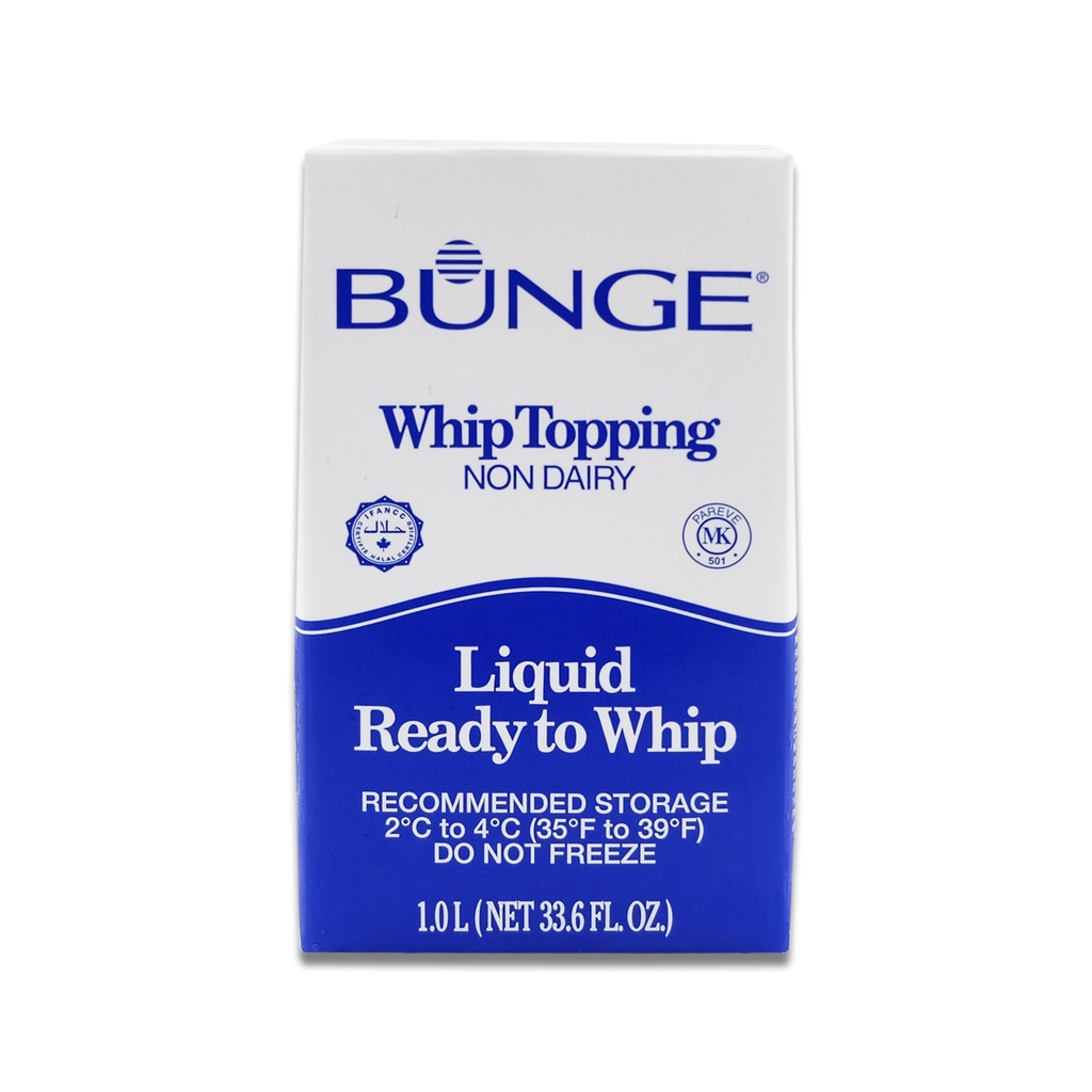 Bunge or Bunge Pro Non Dairy Whip Topping 1 Liter Shopee Philippines