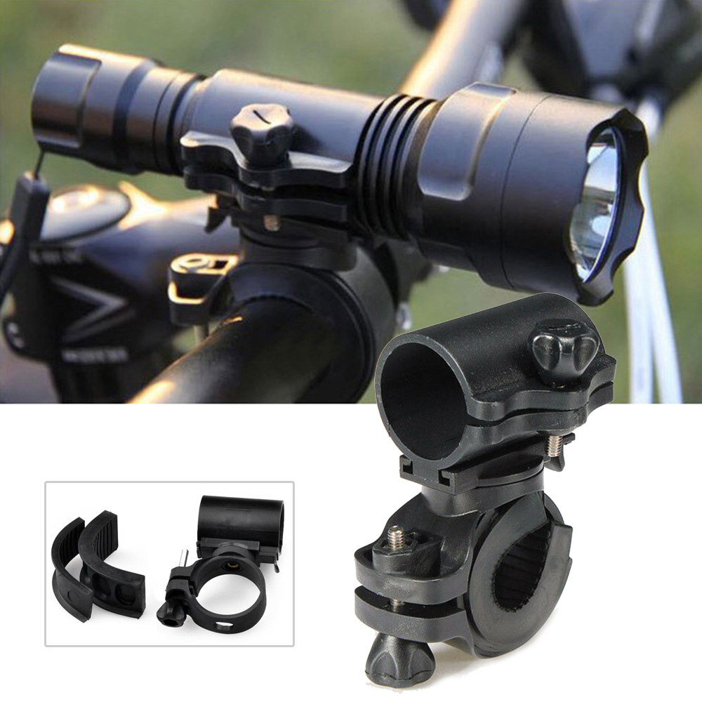 Details about   Cycling Bike Bicycle Zoom LED mini Head Light portable Flashlight 360°Mount Clip 