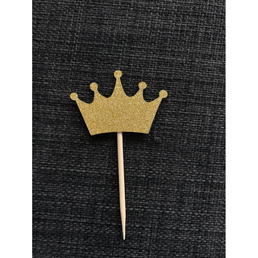 Crown Cupcake Toppers Templates