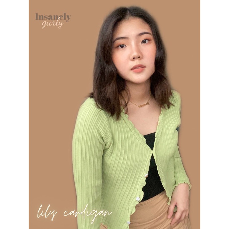 cardigan top shopee