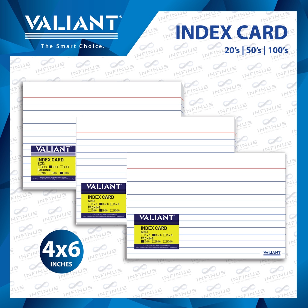 valiant-index-card-4x6-shopee-philippines