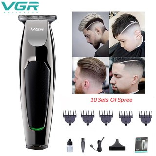 VGR V30 Hair Trimmer Display Men's Hair Clipper Grooming Professional Waterproof Low Noise Clipper
