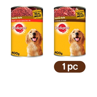 PEDIGREE® Beef and 5 Kinds of Meat Wet Can Dog Food Set of 2 (400g)