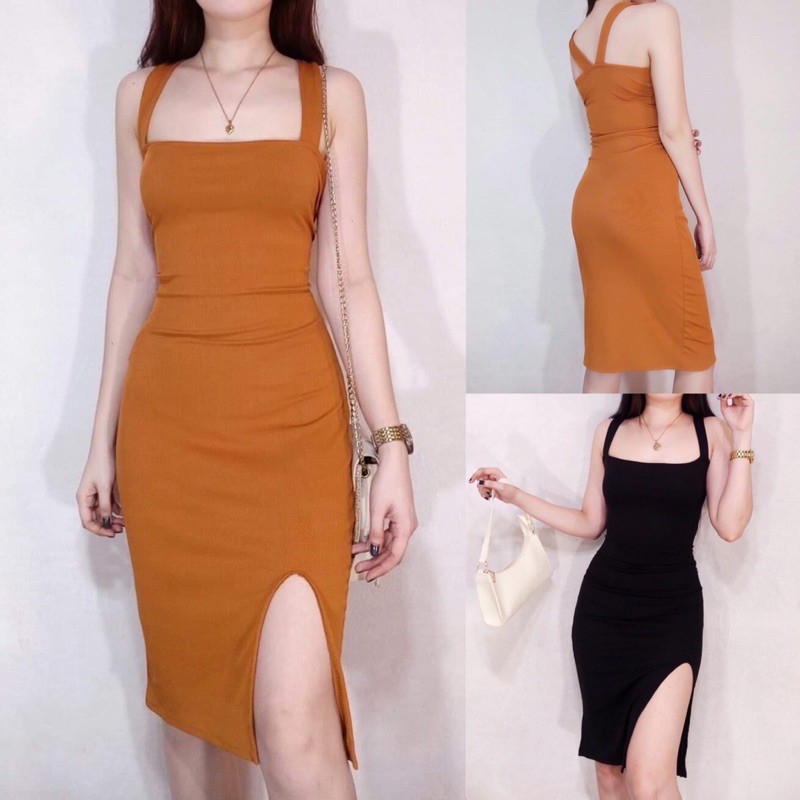 Ethel Knitted Dresss | Shopee Philippines