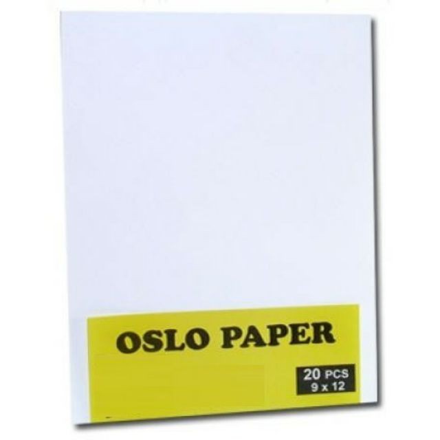 Oslo Paper Vision` 20 Sheetspack 9 X 12 Shopee Philippines