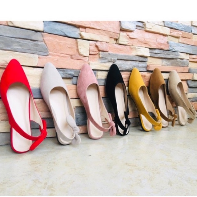 WOMEN KOREAN HALF FLAT DOLL SHOES Korea flat shoes | Shopee Philippines
