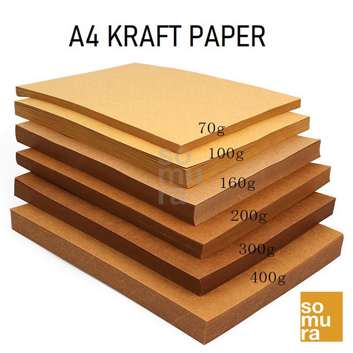 A4 KRAFT PAPER/BOARD 70GSM 400 GSM (KIM00006) Shopee Philippines