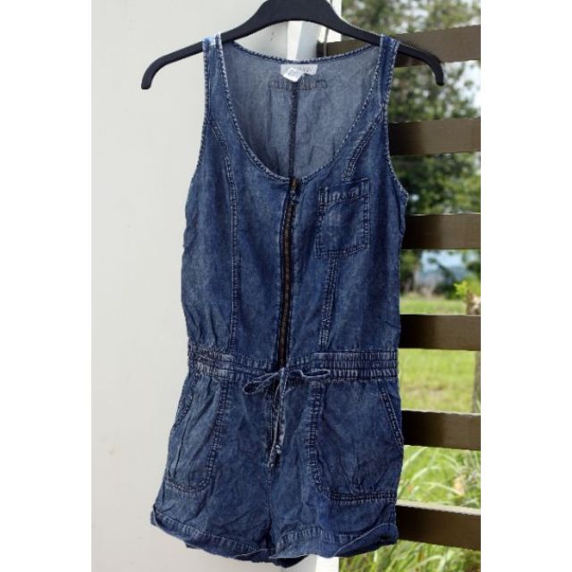 denim cami overalls by forever 21