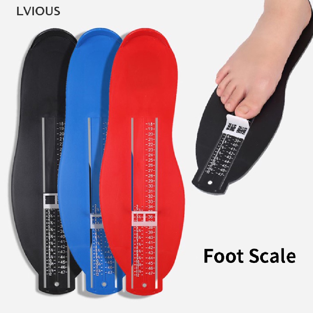 LVIOUS Adults Baby Foot Measuring Device shoes Foot Shoe Size Ruler Measure Tool . Shopee