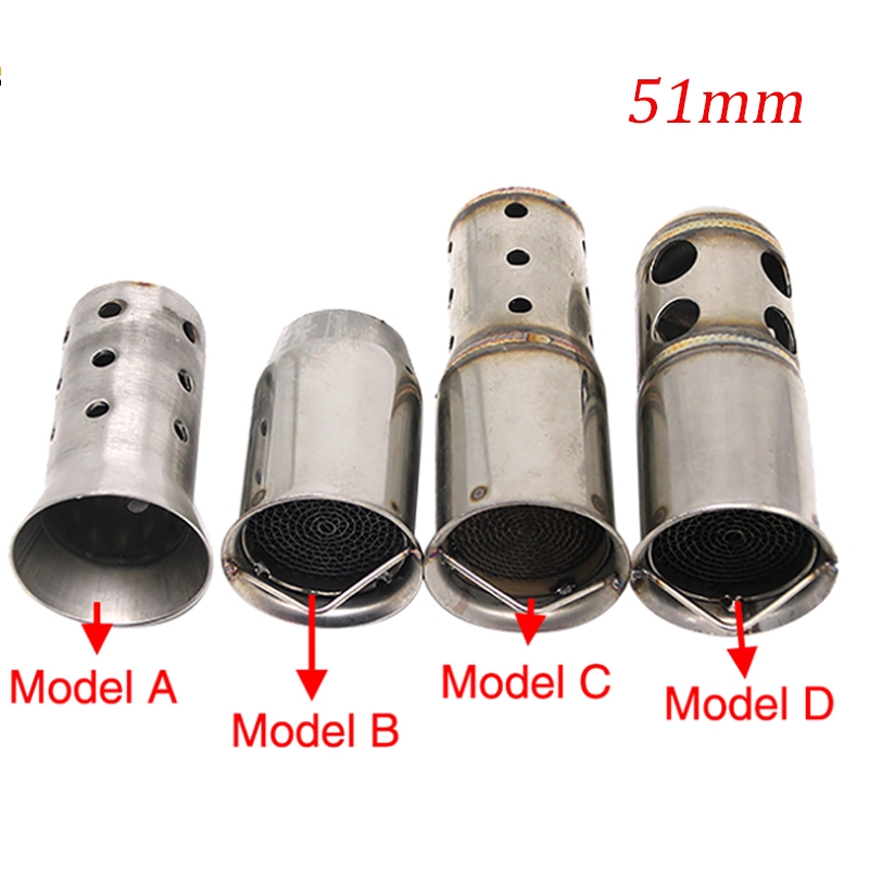 4" Dia 51mm 12" Universal Exhaust Silencer CLAMP-ON