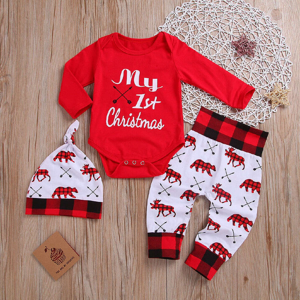 baby boy 1st christmas clothes