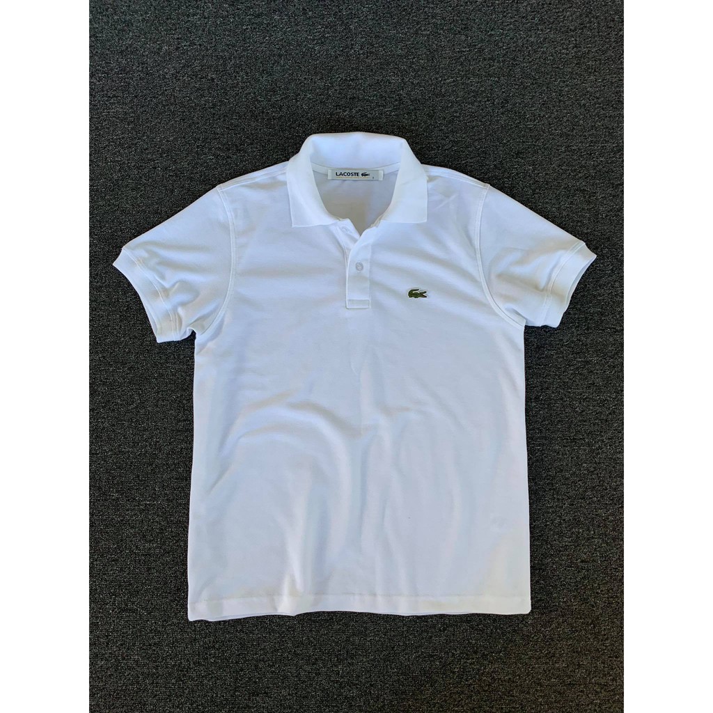 lacoste classic polo shirt white