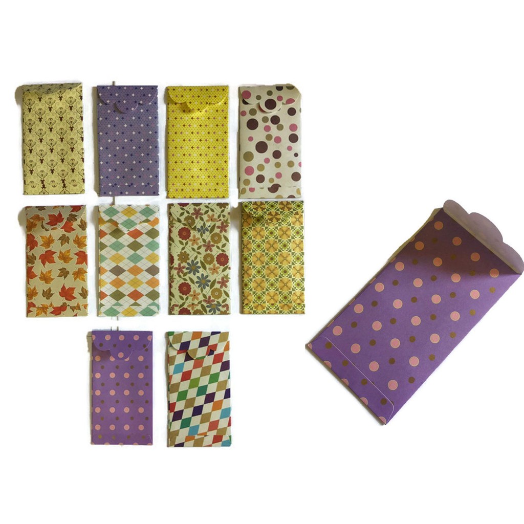 1 Piece Colorful Print Angpao Envelope Money Pocket Shopee Philippines