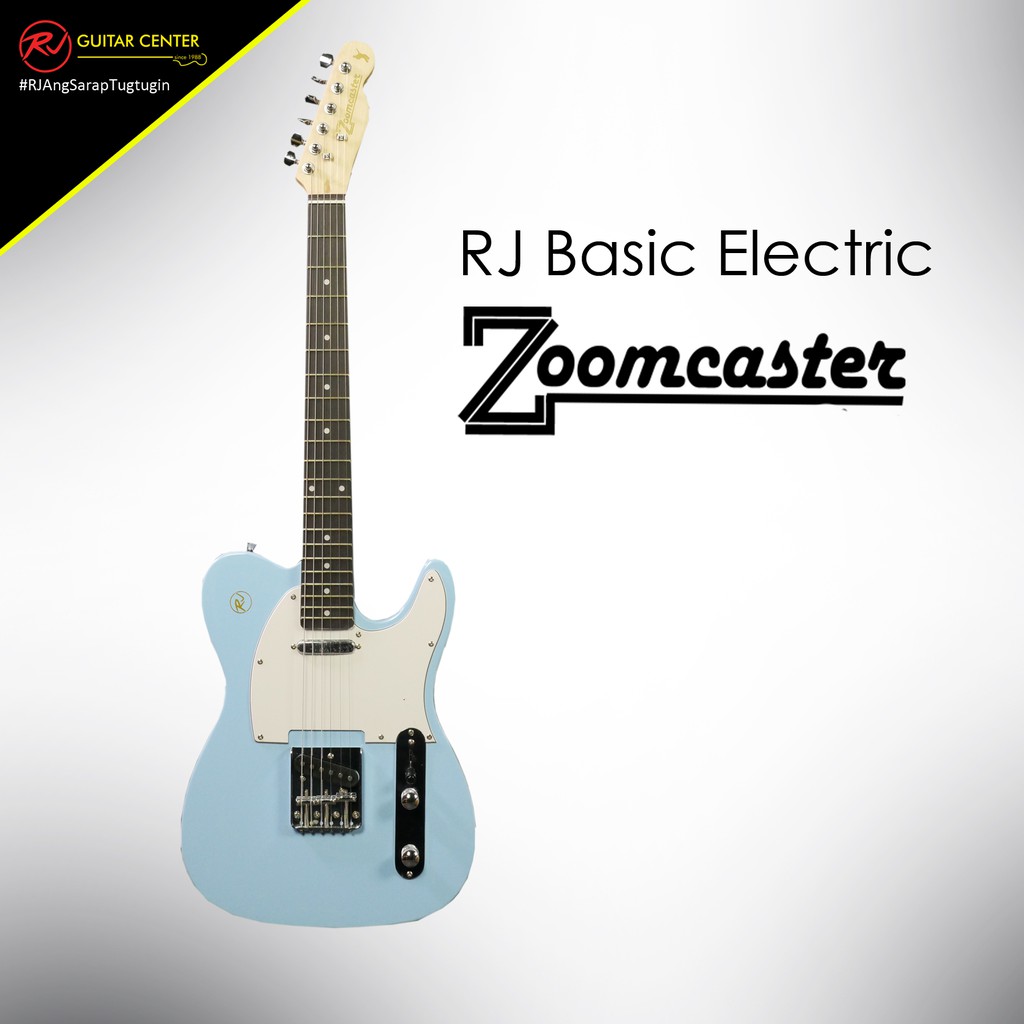 RJ Guitars Basic Electrics Zoomcaster Electric Guitar Sonic Blue Shopee Philippines