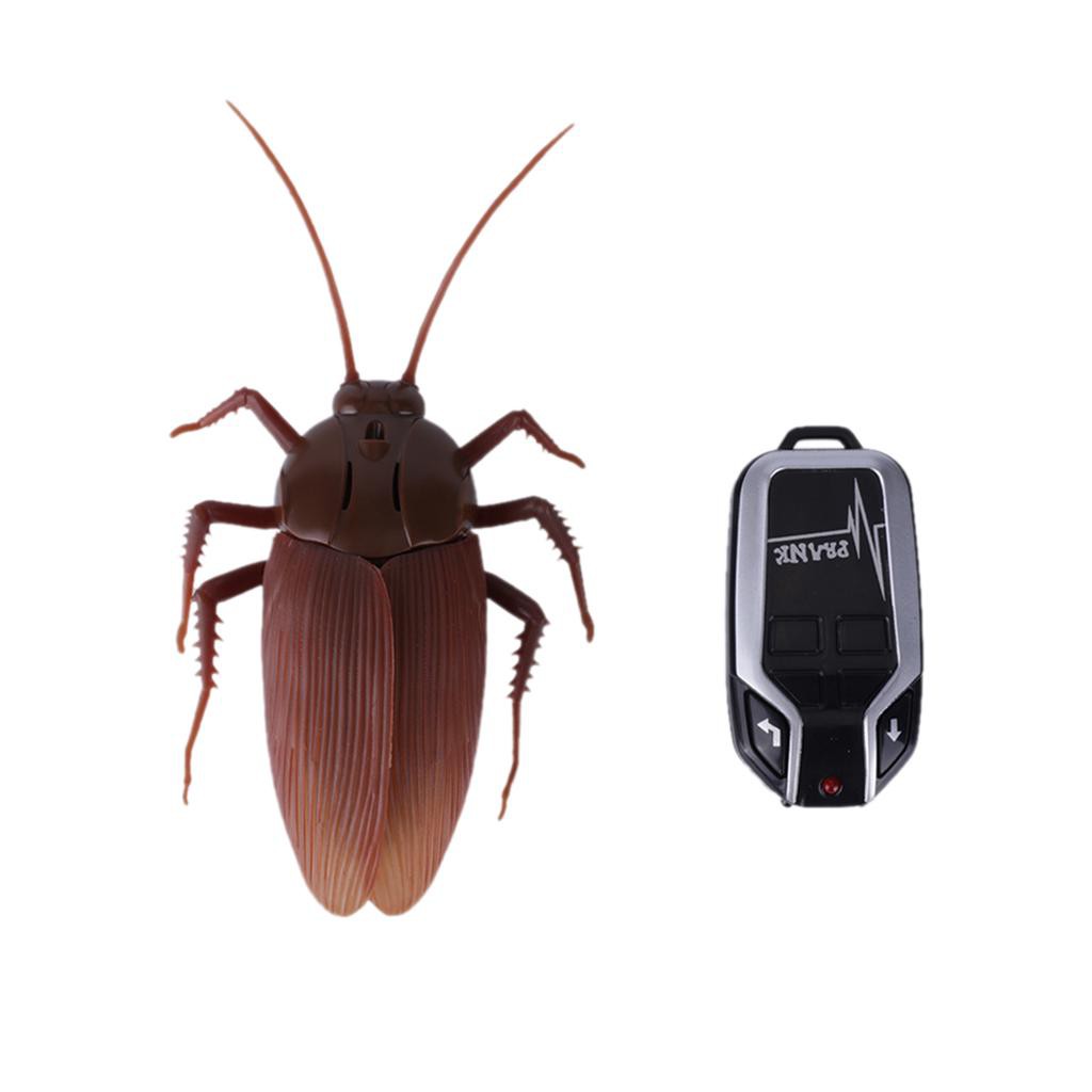 Remote Control Realistic Fake Cockroach Rc Prank Toys Insects Joke 