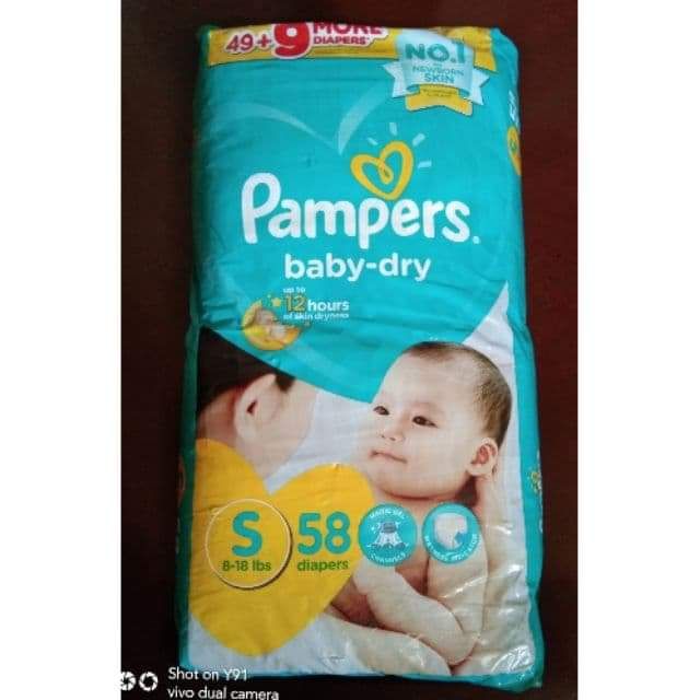 pampers baby dry small price