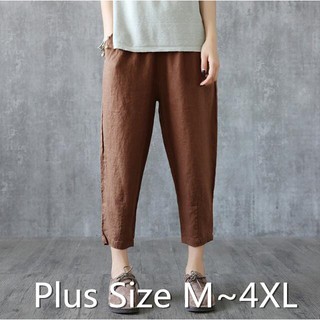 women's linen pants plus size