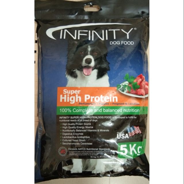 Infinity Super High Protein Dog Food 5kg Shopee Philippines