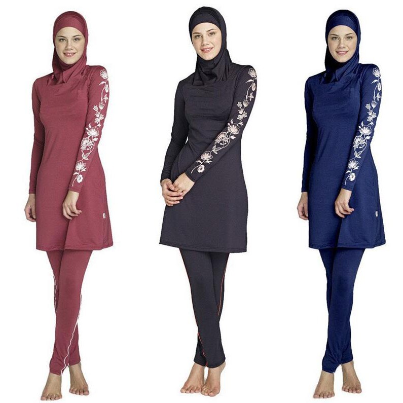 Muslimah Readystock Women Swimming Suit Muslimah Adult Swimwear Baju ...