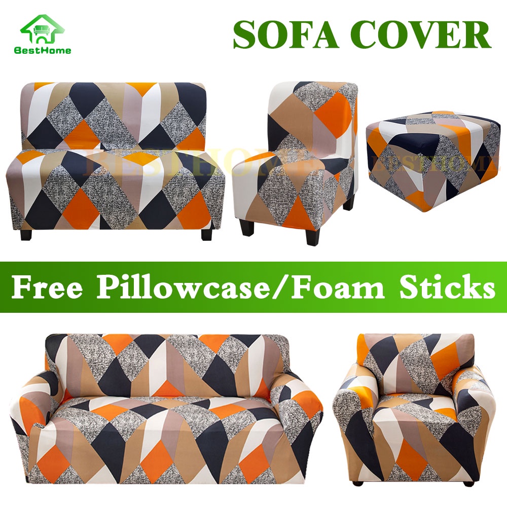 1/2/3/4 Seater Sofa Cover L Shape Sofa Cover Armless Sofa Cover