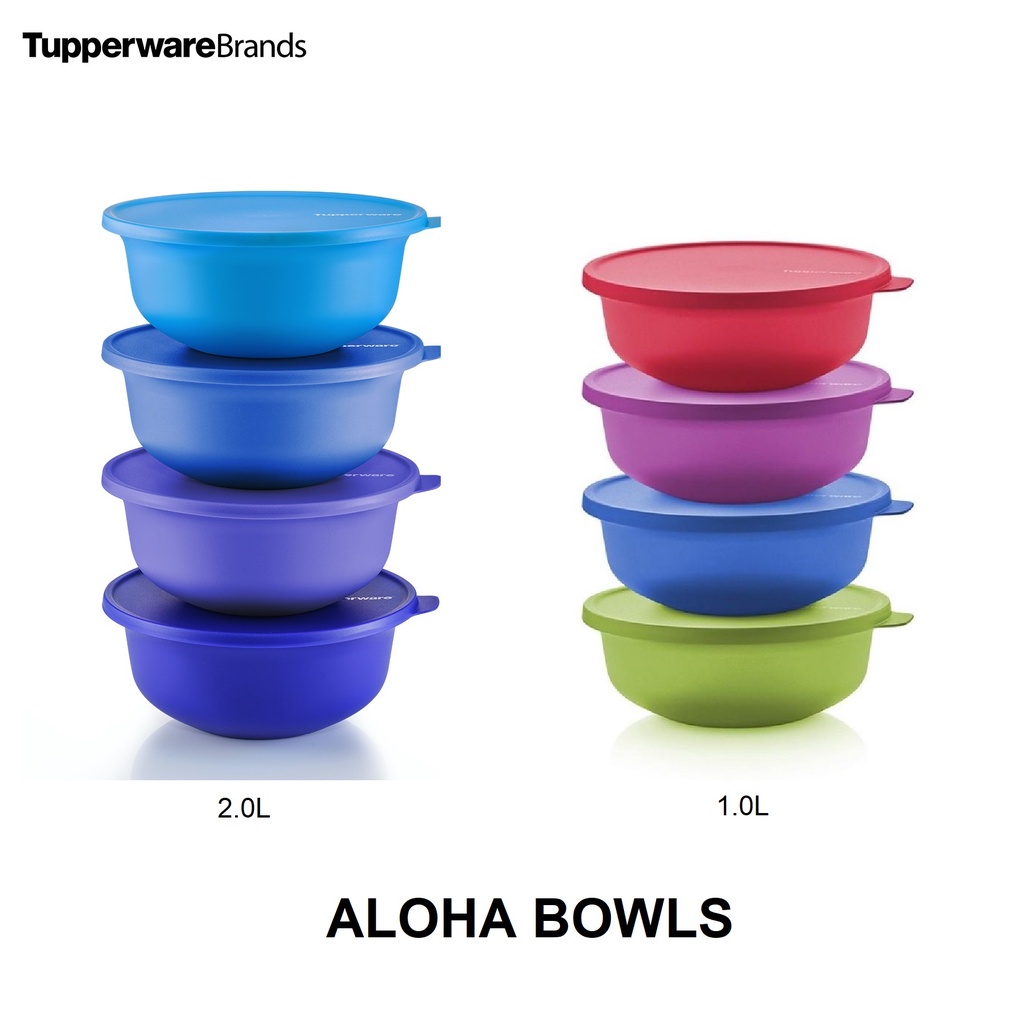 Tupperware Aloha Bowl 1L 2L Multipurpose Airtight & LiquidTight Food