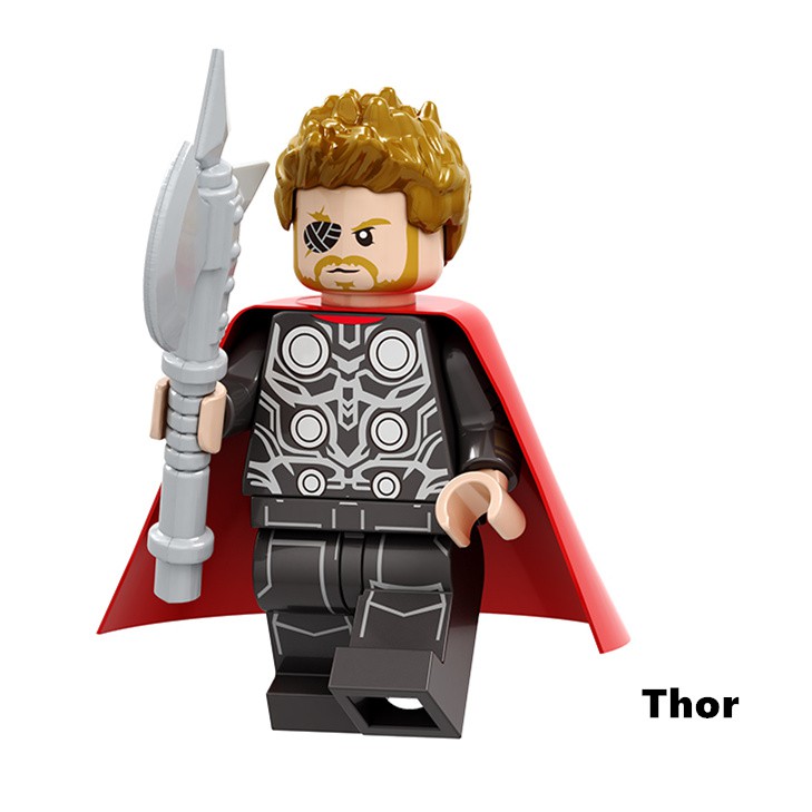 Thor Marvel The Avengers Lego Compatible Minifigure Toys Pg1569 Shopee Philippines - 6 roblox lego like minifigures toy figures cake topper shopee