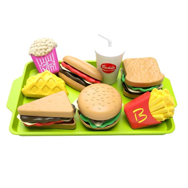 KIDS TOY HAPPY LITTLE CHEF BURGER SET | Shopee Philippines