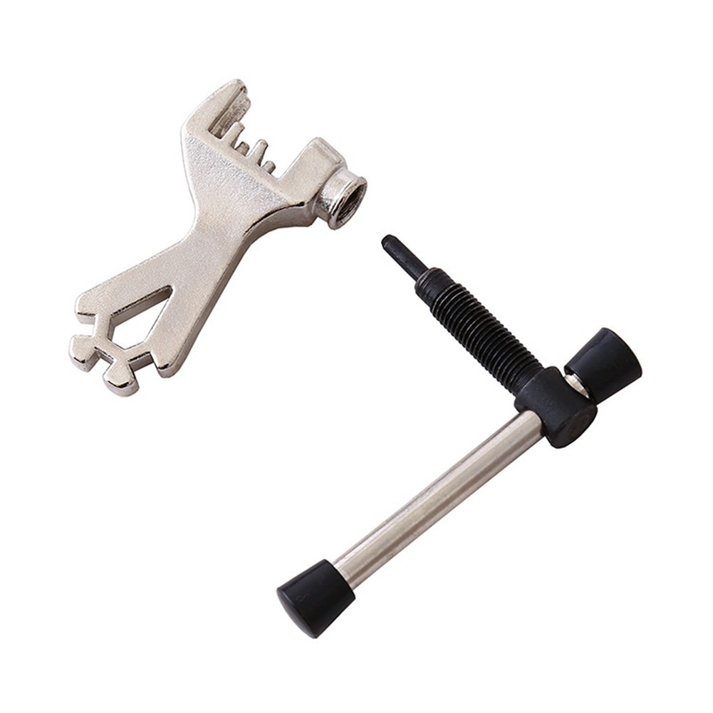 BICYCLE CHAIN BREAKER TOOL FOR SHIMANO CHAINS & SPOKE WRENCH