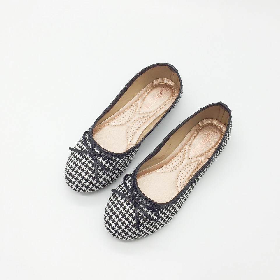 Korean Women Flat shoe Doll shoe 200-1 | Shopee Philippines