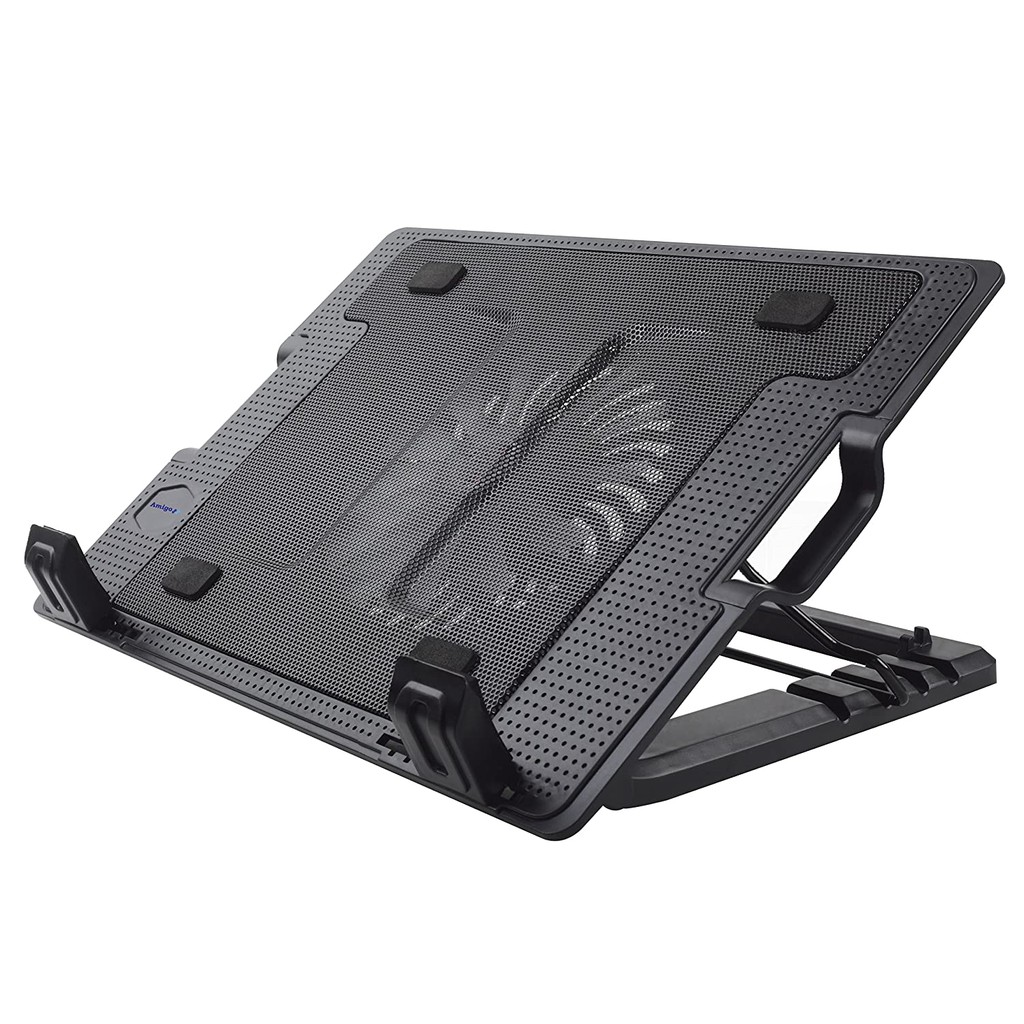 Laptop Adjustable Angled Cooling Stand with Silent Fan and USB Powered