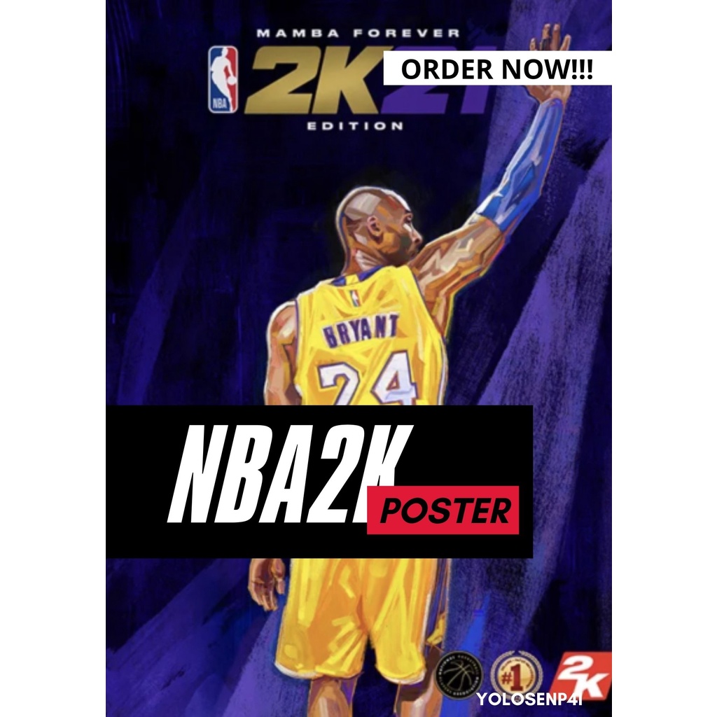 NBA2K covers posters (2pcs minimum per order) | Shopee Philippines