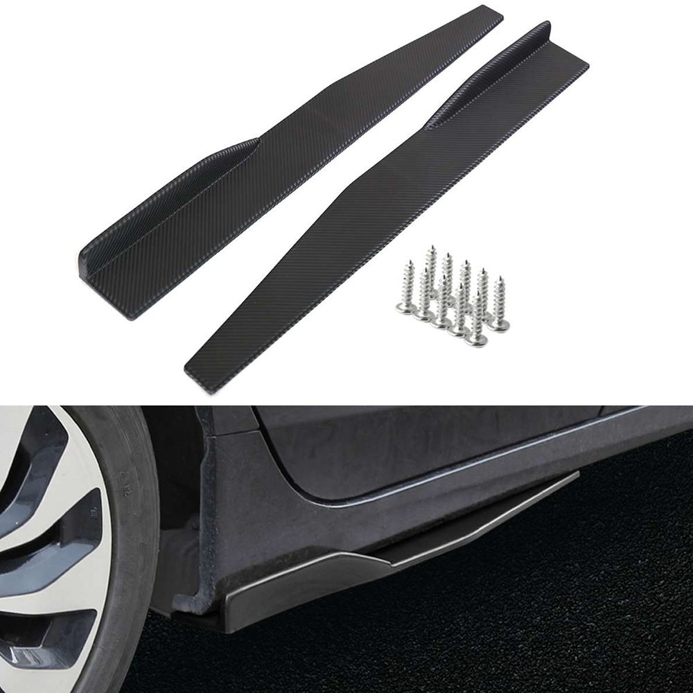 74.5cm Universal Car Side Skirt Rocker Splitters Winglet Diffuser Wings