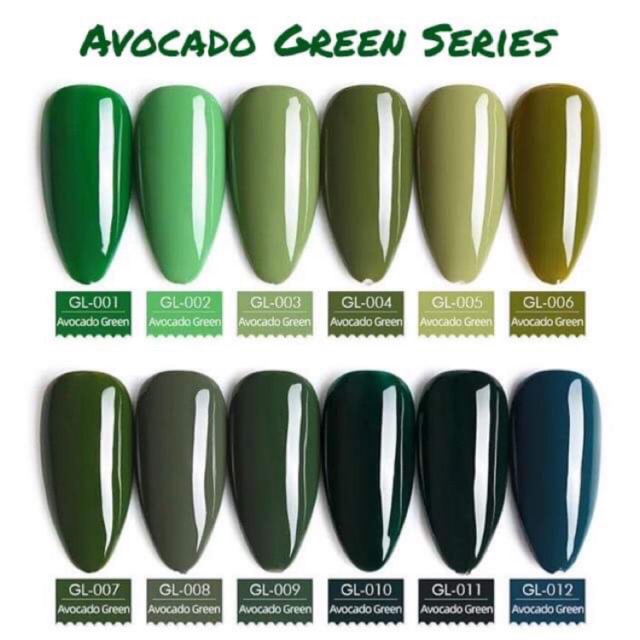 New Series AS Gel Polish AVOCADO GREEN GL Series 15ml Shopee Philippines