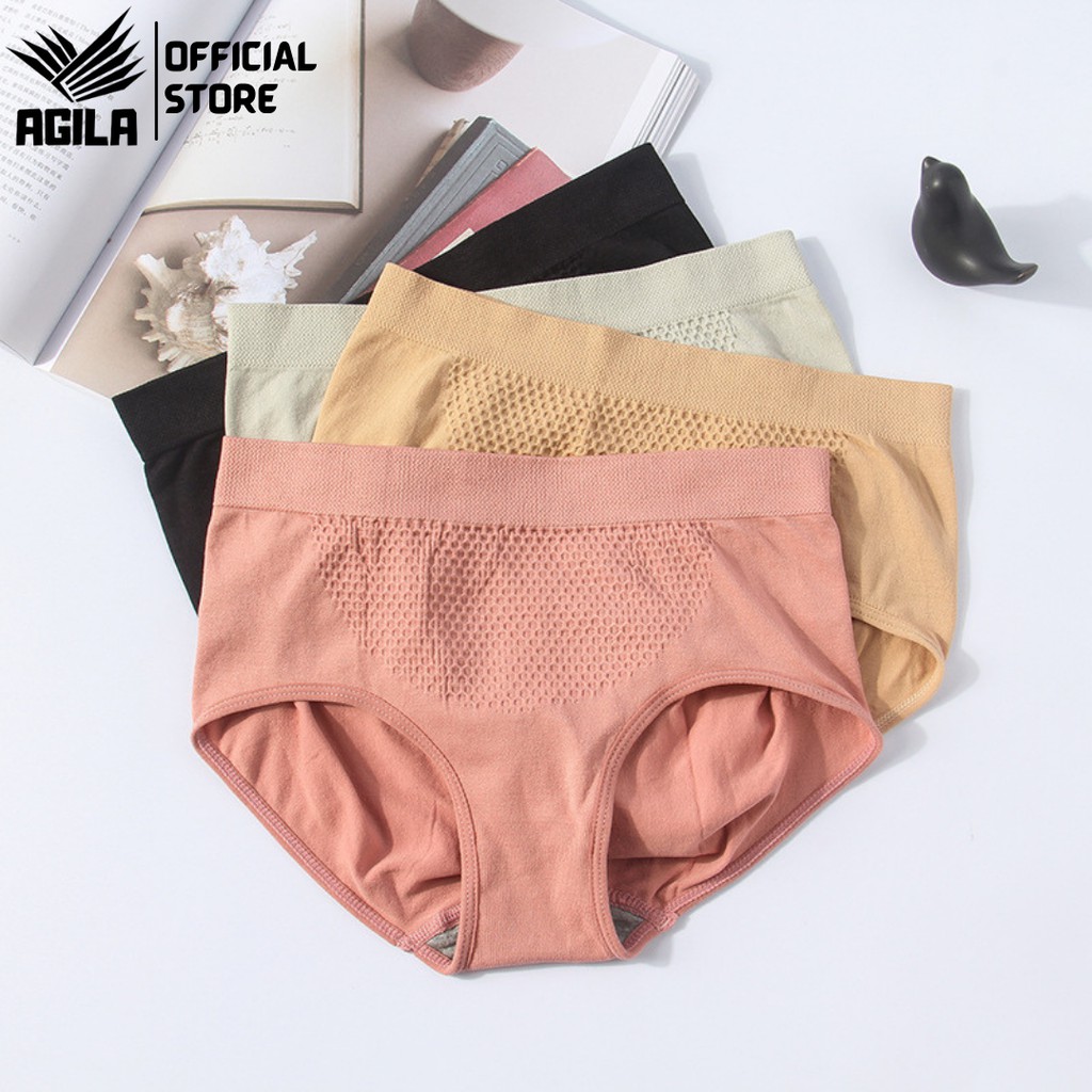 AGILA Seamless Honeycomb Cotton Women Underwear Panty | Shopee Philippines